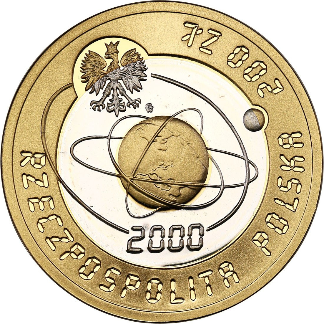 III RP 200 złotych 2000 Rok 2000 st.L